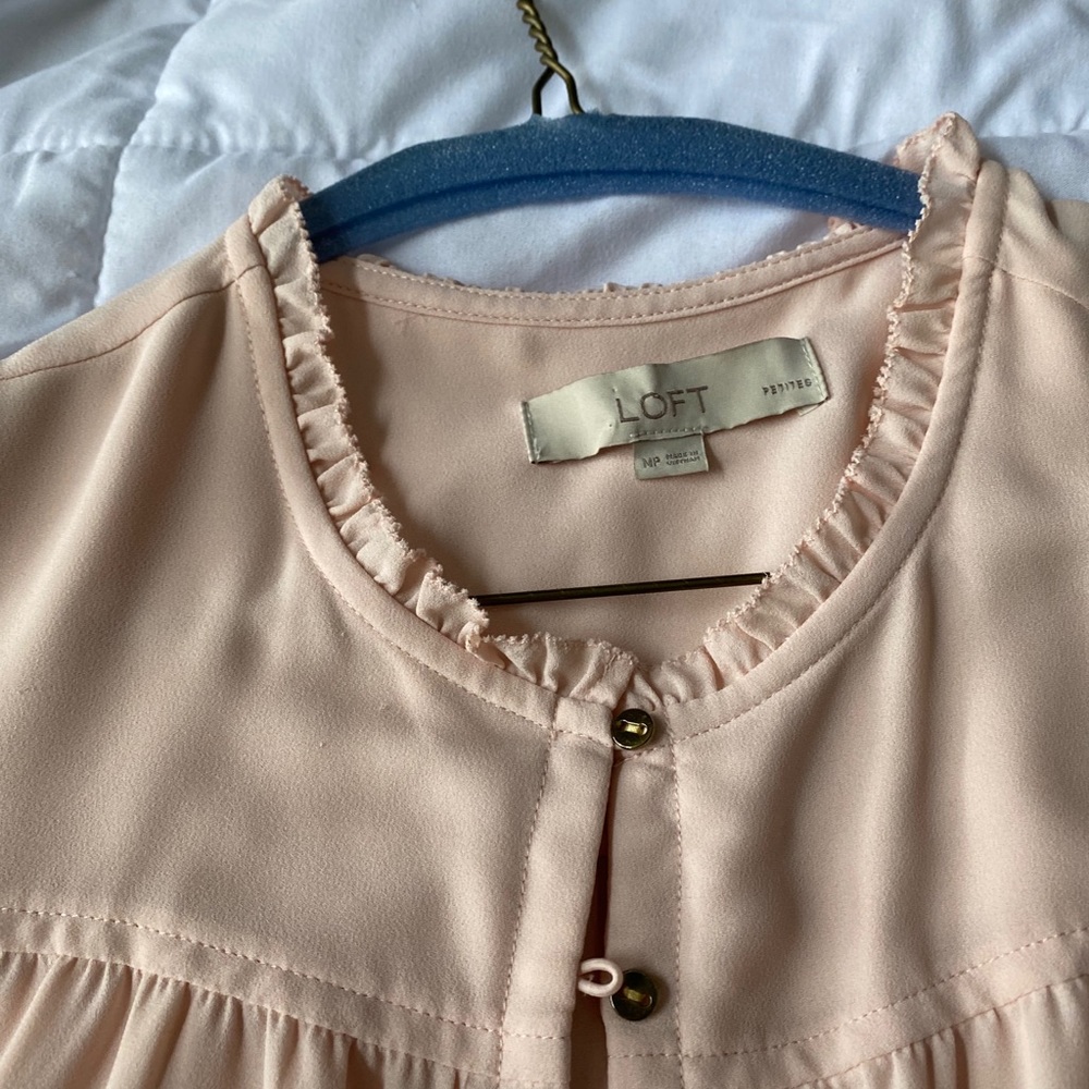 Pink Blouse by Loft